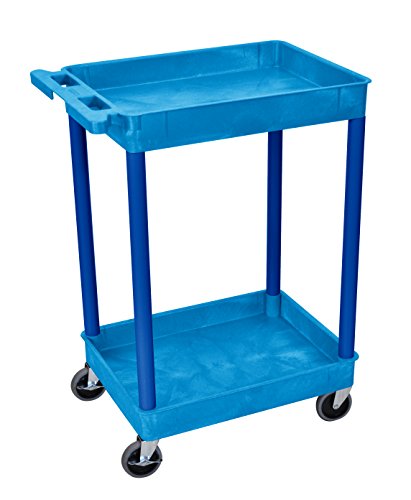 Tub Cart - Two Shelves - Blue