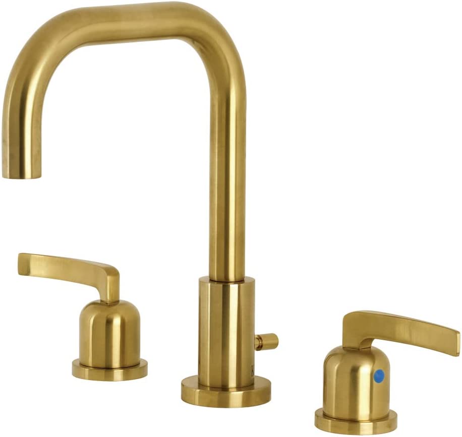 Kingston Brass FSC8933EFL Centurion Widespread Bathroom Faucet, Brushed Brass