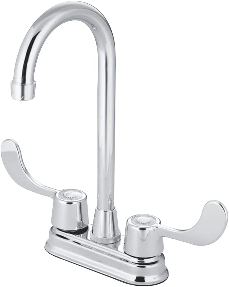 Kingston Brass KB491ADA Vista Bar Faucet, 4-3/4&#34;, Polished Chrome