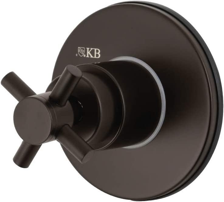 Kingston Brass KS3035DX Concord Three-Way Diverter Valve with Trim Kit, Oil Rubbed Bronze