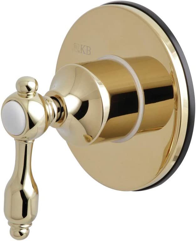 Kingston Brass KS3032TAL Tudor Three-Way Diverter Valve with Trim Kit, Polished Brass