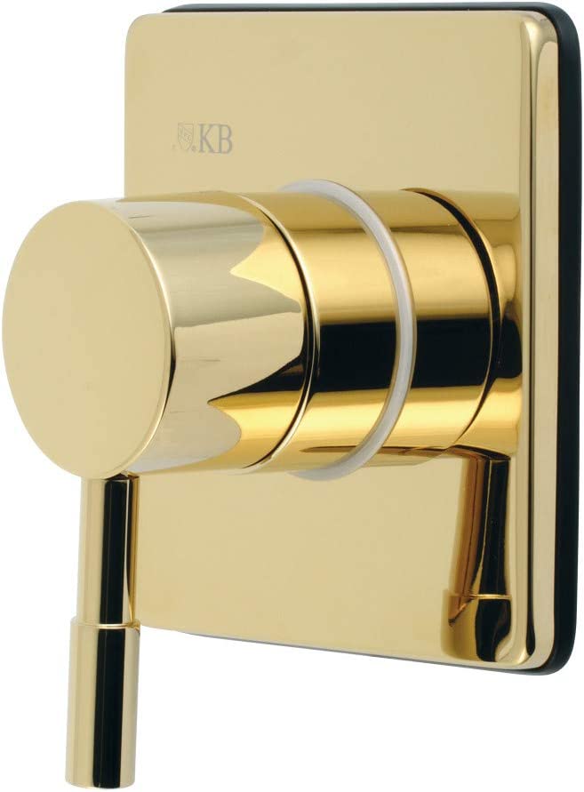 Kingston Brass KS3042DL Concord Three-Way Diverter Valve with Trim Kit, Polished Brass