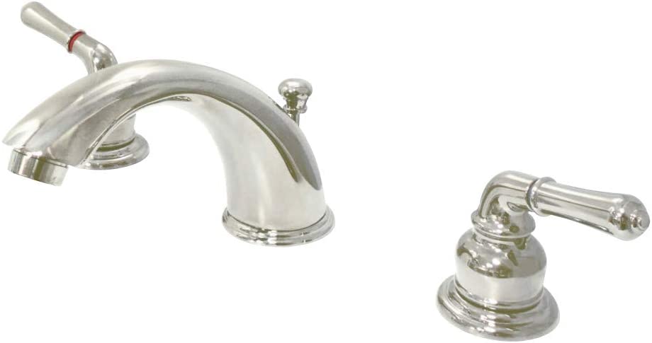 Kingston Brass KB962 Magellan Widespread Bathroom Faucet, 8-Inch Adjustable Center, Polished Brass