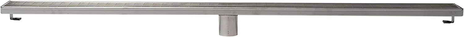 ALFI brand ABLD47D Shower Drain, Brushed Stainless Steel