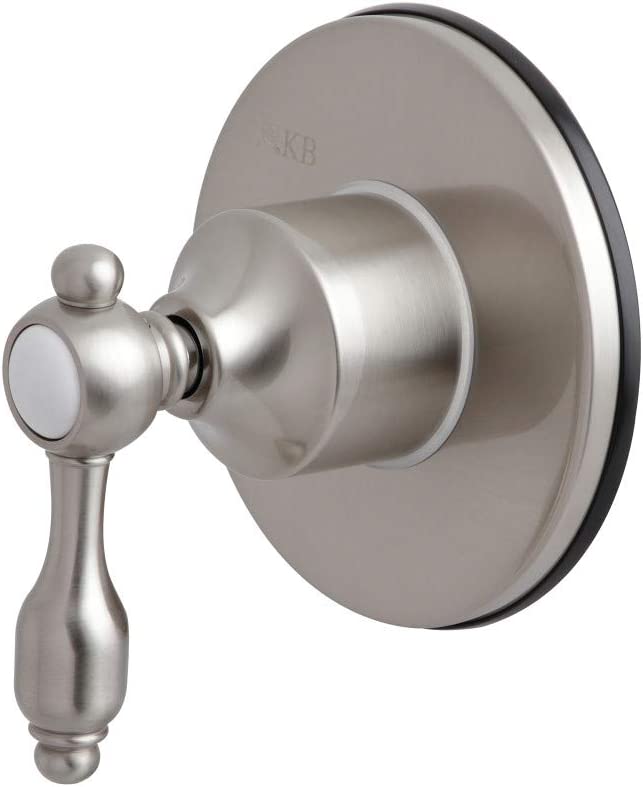 Kingston Brass KS3038TAL Tudor Three-Way Diverter Valve with Trim Kit, Brushed Nickel