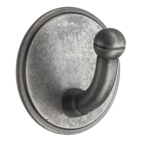 SELFAD-HESIVE SINGLE HOOK PEWTER