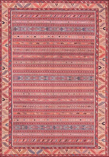 Momeni Rugs AFSHAAFS12RED3050 Afshar Traditional Medallion Area Rug x, 30&quot x 50&quot, Red