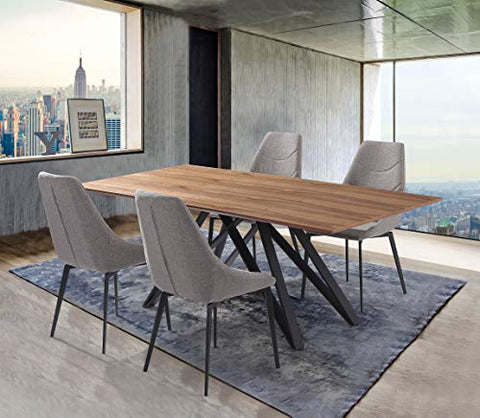 Armen Living Modena Dining set, Walnut