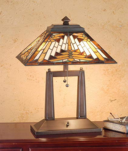 20InchH NUEVO Mission Oblong Desk Lamp