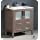 Fresca Torino 30&#34; Gray Oak Modern Bathroom Cabinet w/Integrated Sink