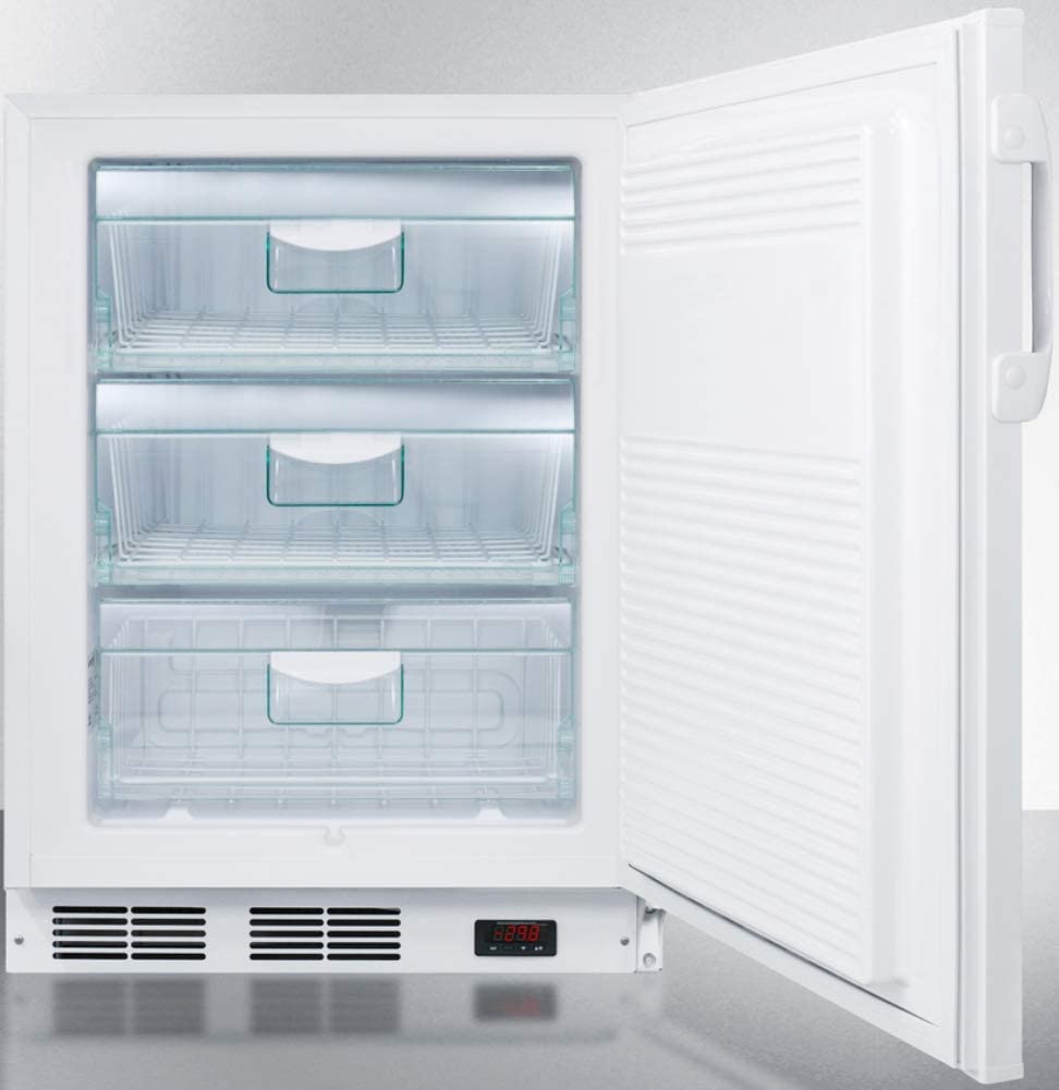 Summit Appliance VLT650ADA Built-in Undercounter ADA Compliant Laboratory Freezer Capable of -35Ã‚ÂºC Operation, Three Slide-out Drawers, Alarm with Temperature Display, Digital Thermostat and Lock