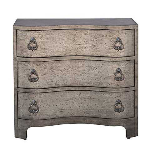 Vintage Glam Three Drawer Accent Storage Chest