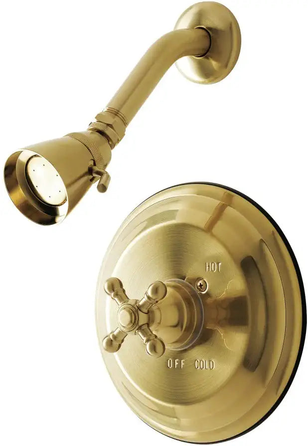 Kingston Brass KB2637BXTSO Metropolitan Shower Faucet Trim Only, Brushed Brass