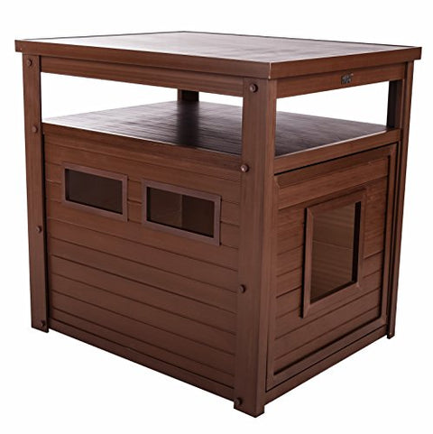 New Age Pet Jumbo LitterLoo Litter Box Cover/End Table - Russet