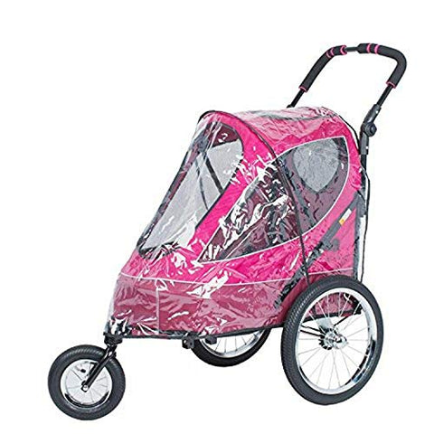 PETIQUE RC01000000 PVC Rain Cover for Pet Jogger, Clear, One Size