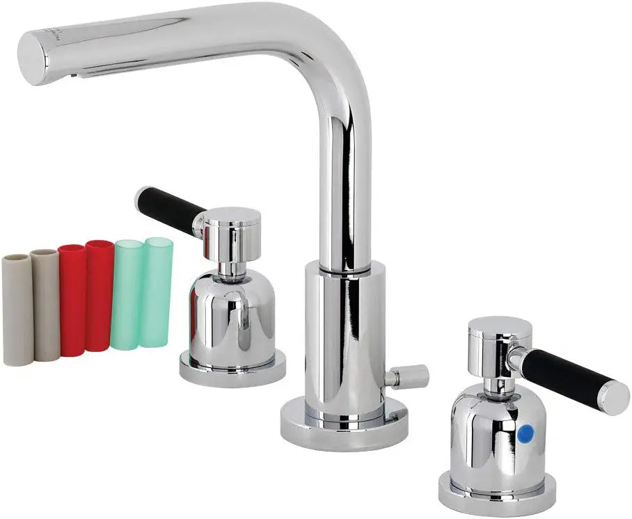 Kingston Brass FSC8951DKL Kaiser Widespread Bathroom Faucet, Polished Chrome