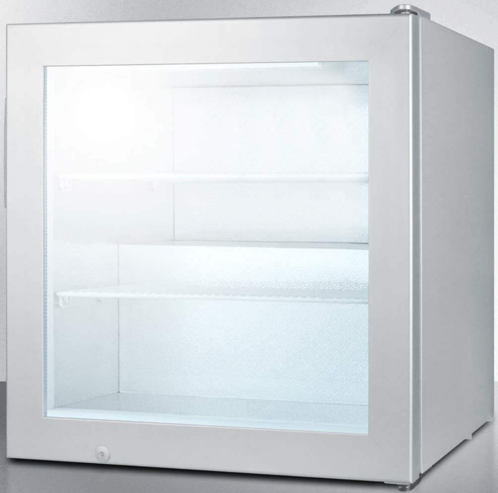 Summit SCFU386VK Compact Vodka Freezer, Glass/Gray