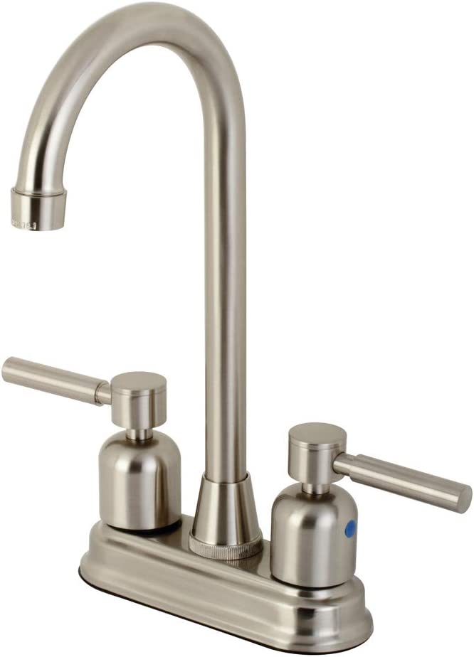 Kingston Brass KB8498DL Concord Bar Faucet, Brushed Nickel