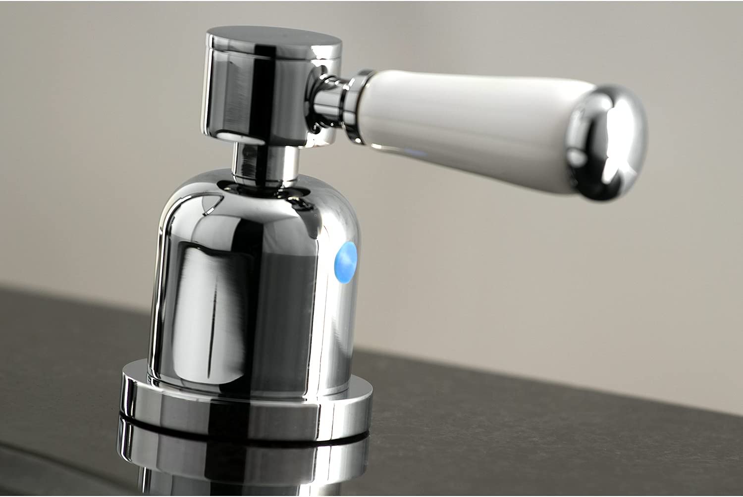 Kingston Brass FSC8921DPL Paris Widespread Bathroom Faucet, Polished Chrome