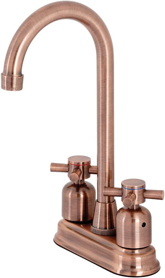 Kingston Brass KB849DXAC Concord Bar Faucet, Antique Copper