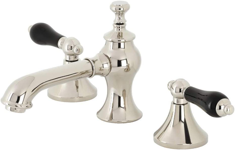 Kingston Brass KC7066PKL Duchess Widespread Bathroom Faucet, Polished Nickel