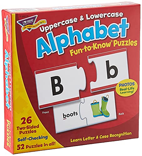 Fun-to-Know√É‚Äö√Ç¬Æ Puzzles: Uppercase &amp; Lowercase Alphabet