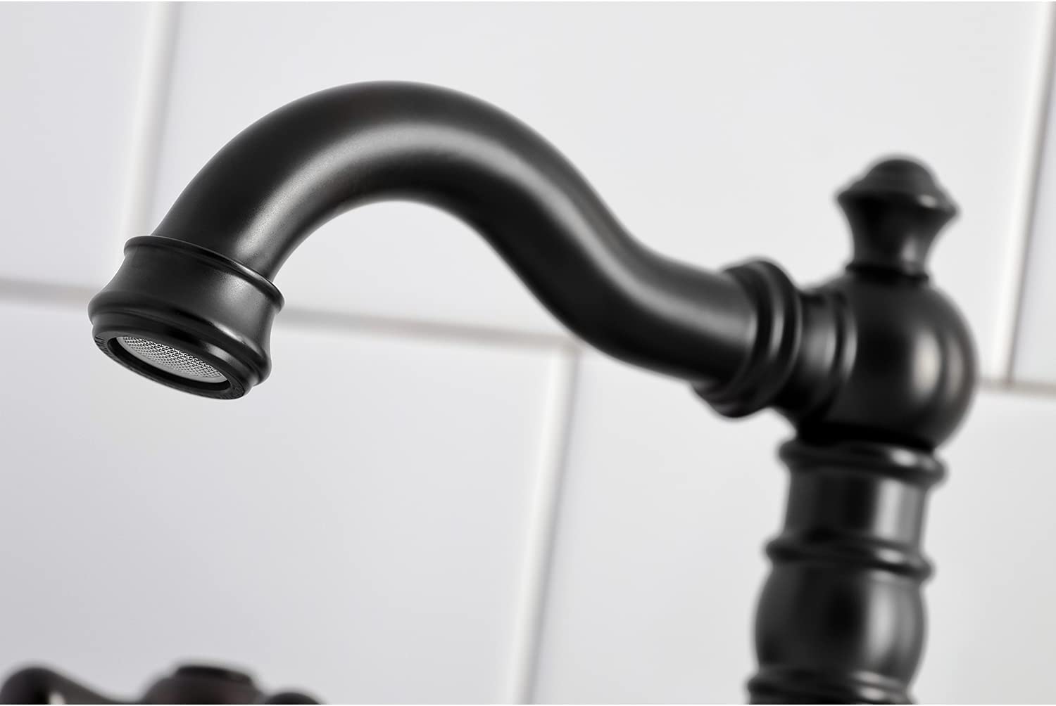 Kingston Brass FSC1970AX American Classic Widespread Bathroom Faucet, Matte Black