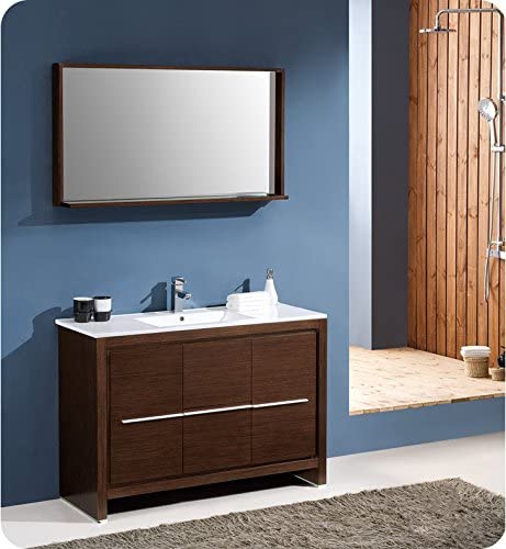 Fresca Allier 48&#34; Wenge Brown Modern Bathroom Cabinet