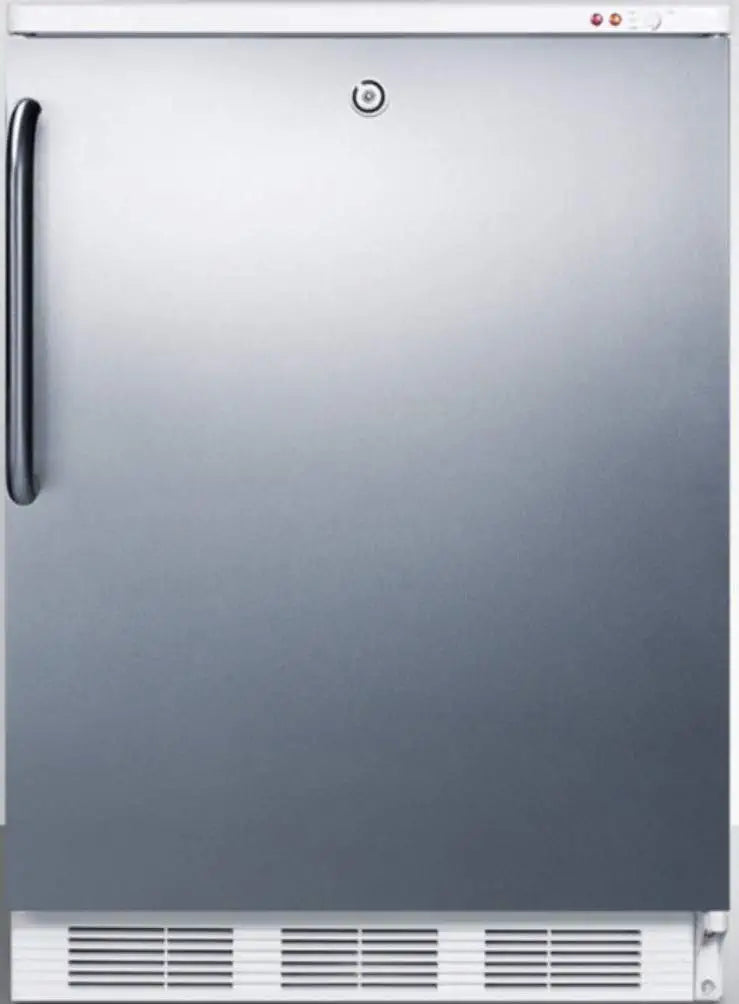 Summit VT65ML7SSTB Upright Freezer, Stainless Steel