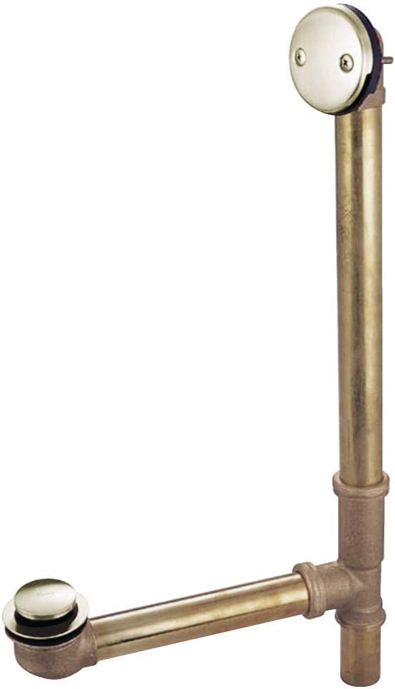 Kingston Brass DTT2166 Made to Match Clawfoot Tub Drain, Polished Nickel