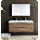 Fresca Tuscany 48&#34; Rosewood Wall Hung Modern Bathroom Cabinet w/Integrated Double Sink