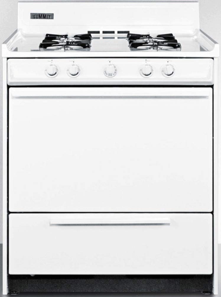 Summit WNM210P Kitchen Cooking Range, White