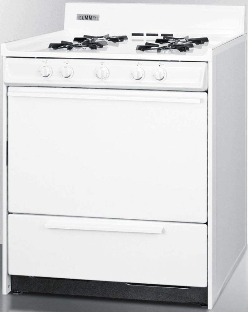 Summit WNM210P Kitchen Cooking Range, White