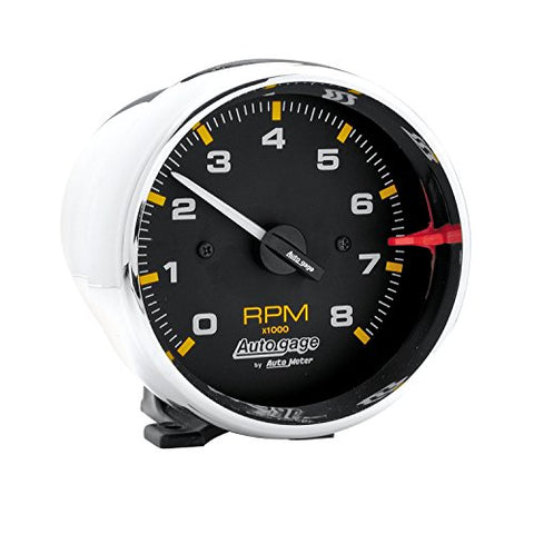 CHROME AUTO GAUGE TACH
