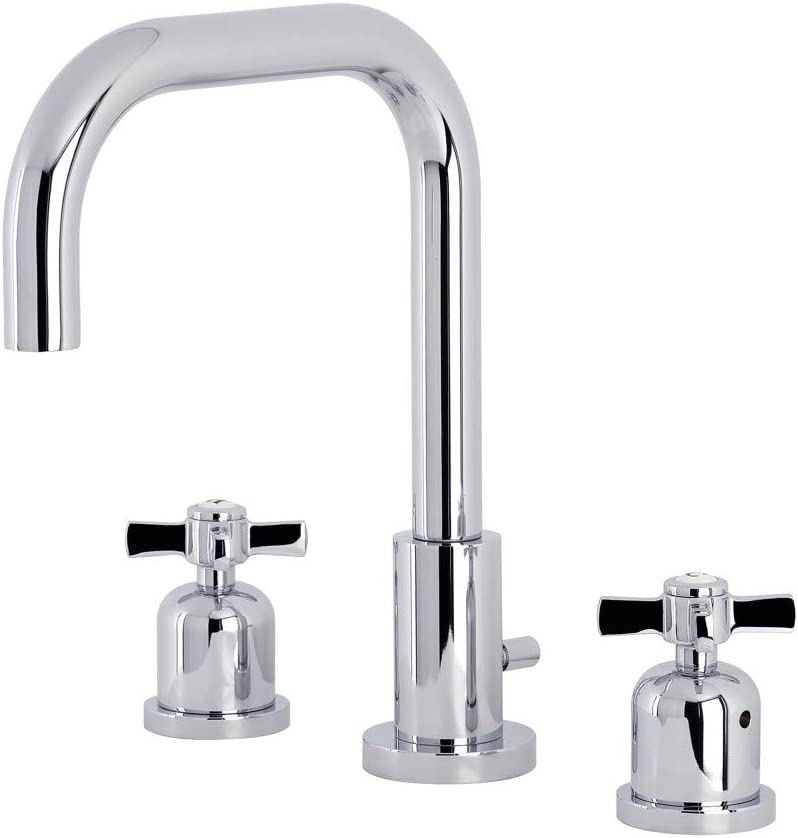 Kingston Brass FSC8931ZX Millennium Widespread Bathroom Faucet, Polished Chrome