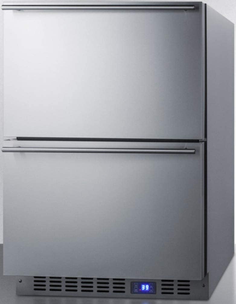 Summit FF642D Drawer Refrigerator, Stainless Steel