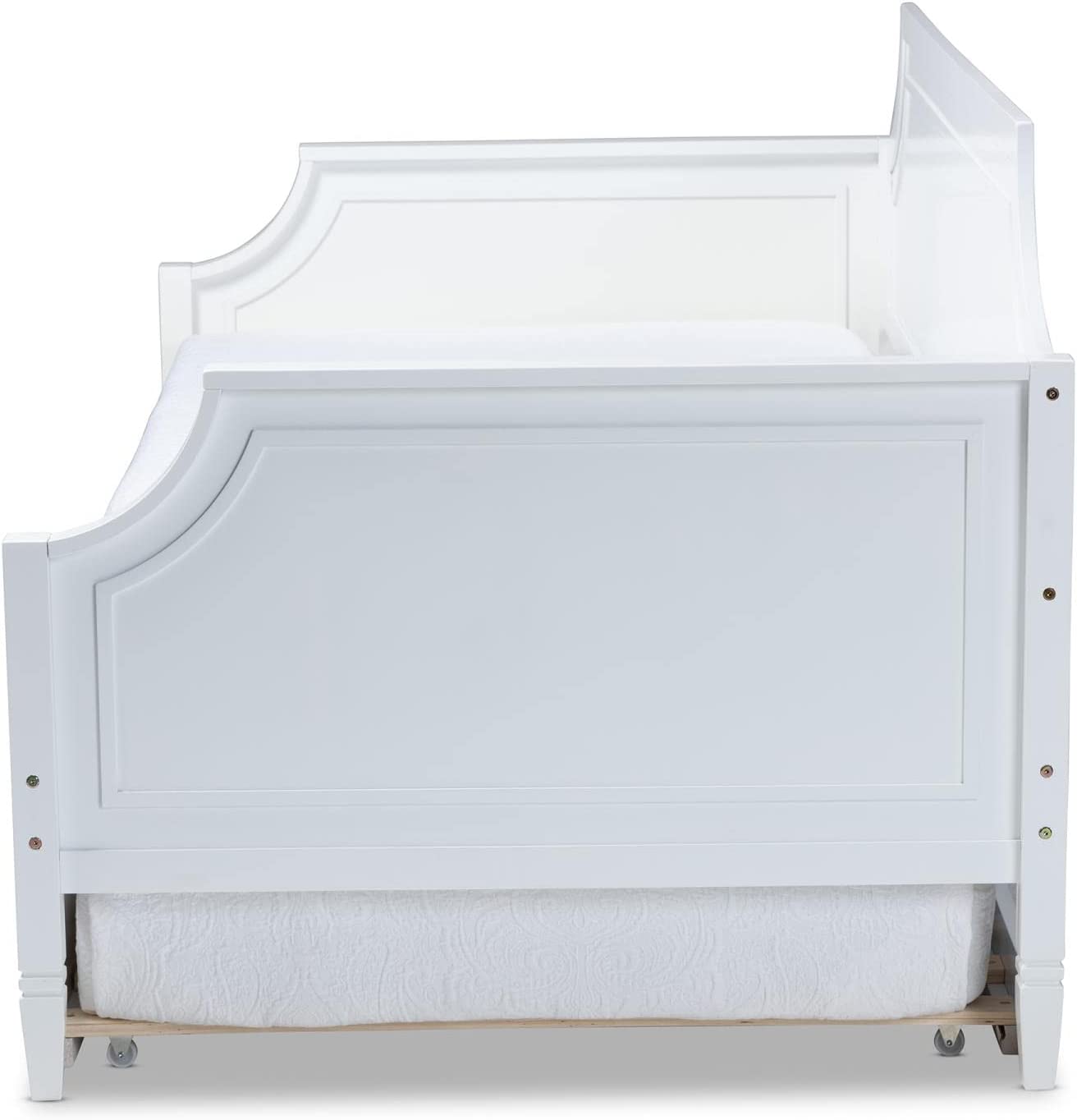 Baxton Studio Mariana Classic and Traditional White Finished Wood Twin Size Daybed