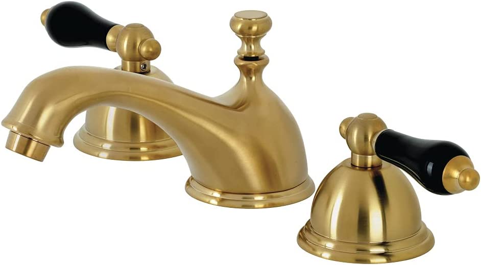 Kingston Brass KS3967PKL Duchess Widespread Bathroom Faucet, Brushed Brass