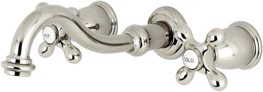 Kingston Brass KS3026AX Restoration Tub Faucet, Polished Nickel