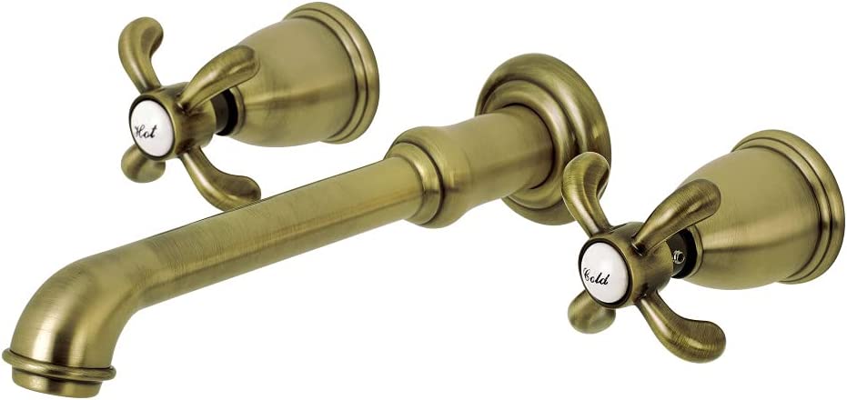 Kingston Brass KS7023TX Roman Tub Filler, Antique Brass