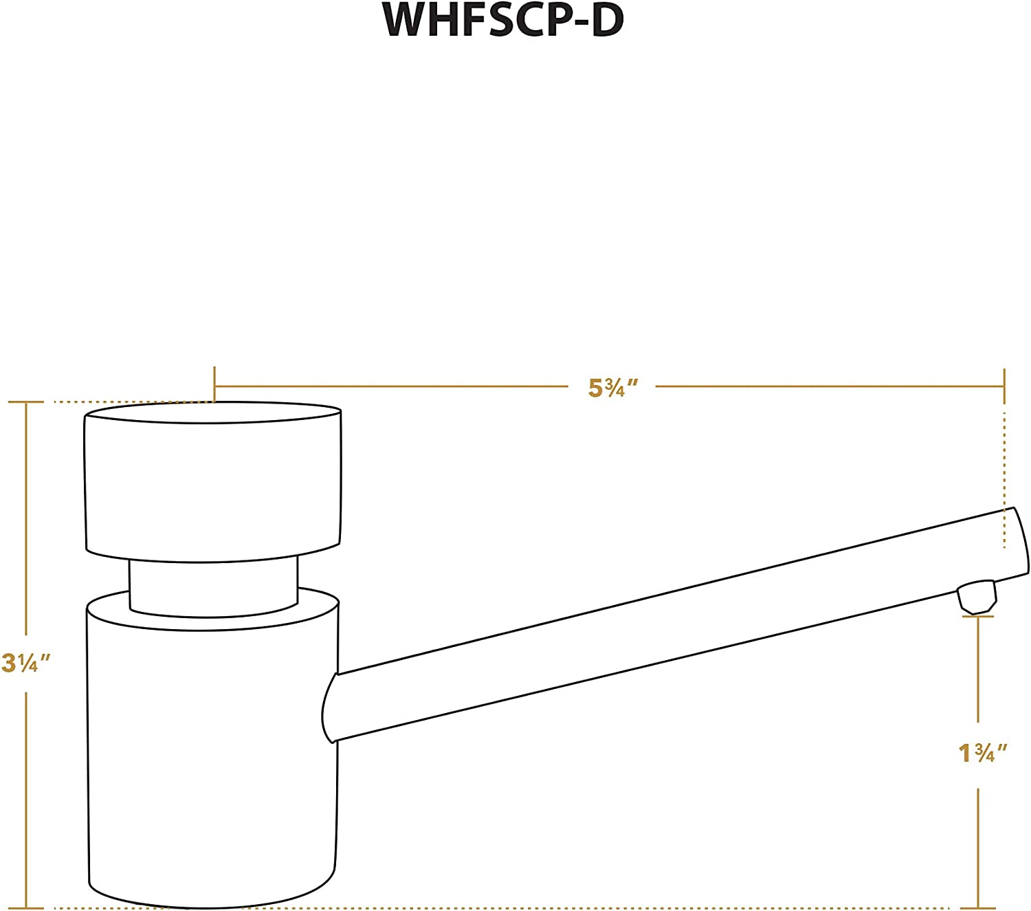 Whitehaus Collection WHFSCP-D-C Utility Soap/Lotion Dispenser, Polished Chrome