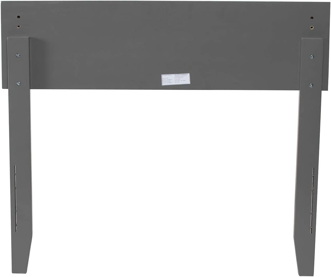 AFI Orlando Headboard with Turbo Charger, Twin, Grey