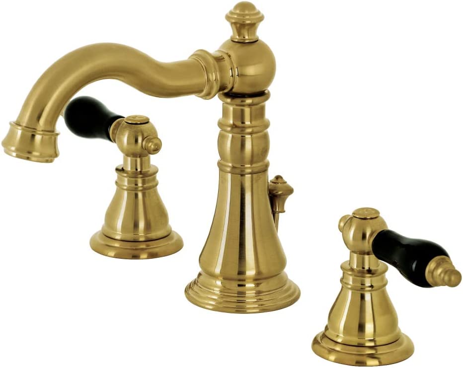 Kingston Brass FSC1973AKL Duchess Widespread Bathroom Faucet, Brushed Brass