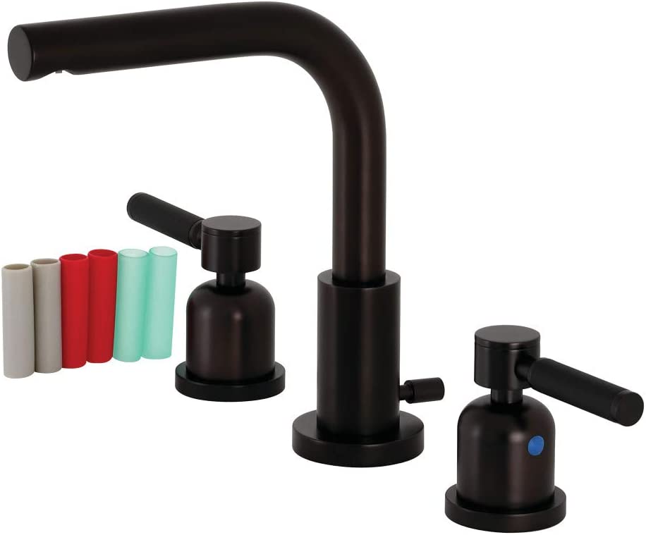 Kingston Brass FSC8955DKL Kaiser Widespread Bathroom Faucet, Oil Rubbed Bronze