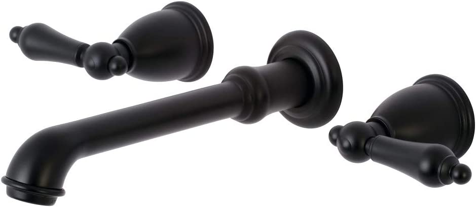 Kingston Brass KS7120AL English Country Bathroom Faucet, Matte Black