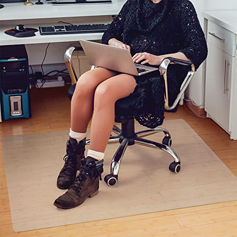 Cleartex Advantagemat Plus APET Chair Mat - Hard Floor Rectangular 29 x 47Inch