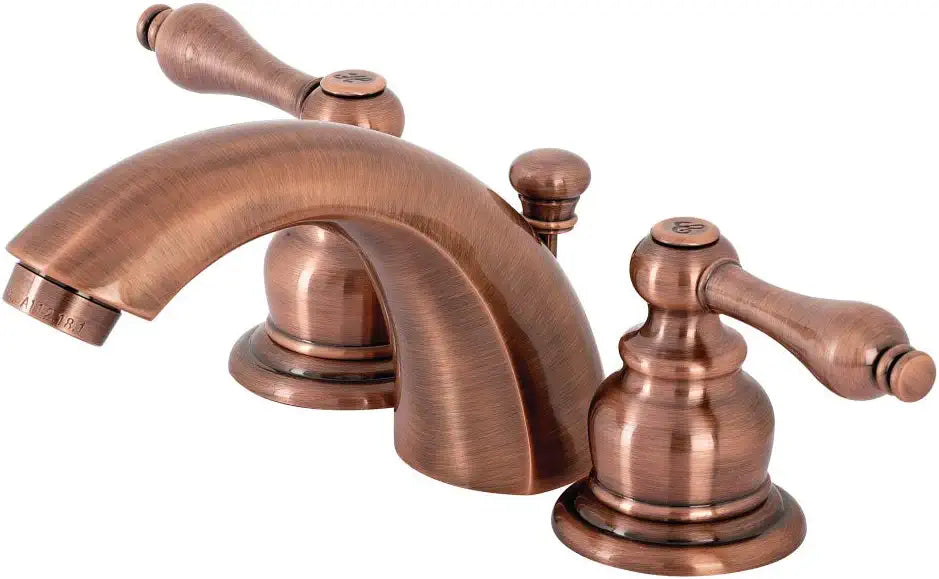 Kingston Brass KB946AL Victorian Mini-Widespread Bathroom Faucet, Antique Copper