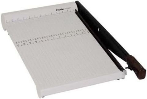 Martin Yale P218X Premier PolyBoard Paper Trimmer, Up to 10 sheets of 20lb. bond paper at once, Permanent 1/2&#34; grid and dual English and metric rulers ensure proper alignment