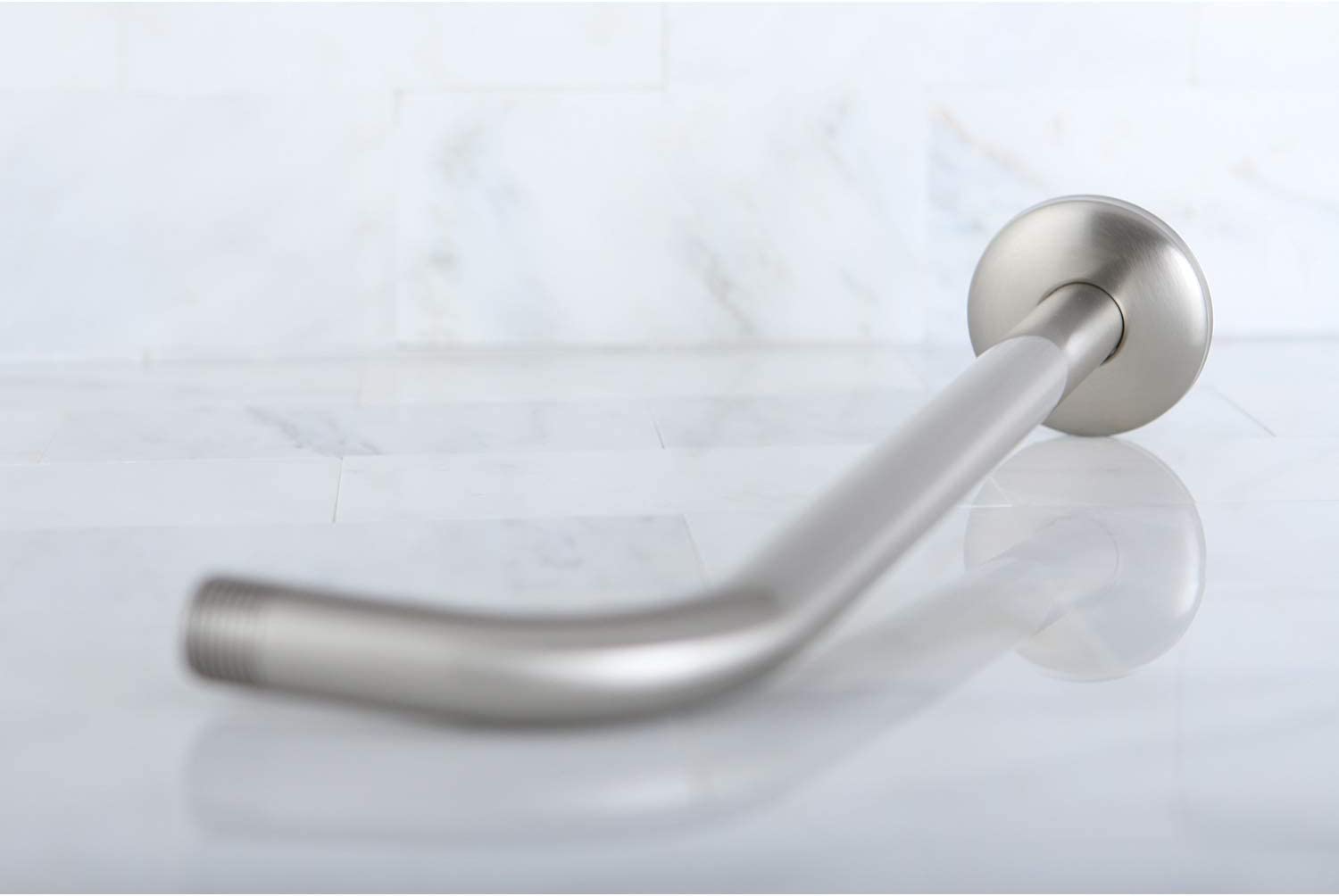 Kingston Brass K112A8 Claremont 12-Inch Shower Arm, Brushed Nickel