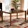 Baxton Studio Eveline Walnut Finished Rectangular Wood Dining Table